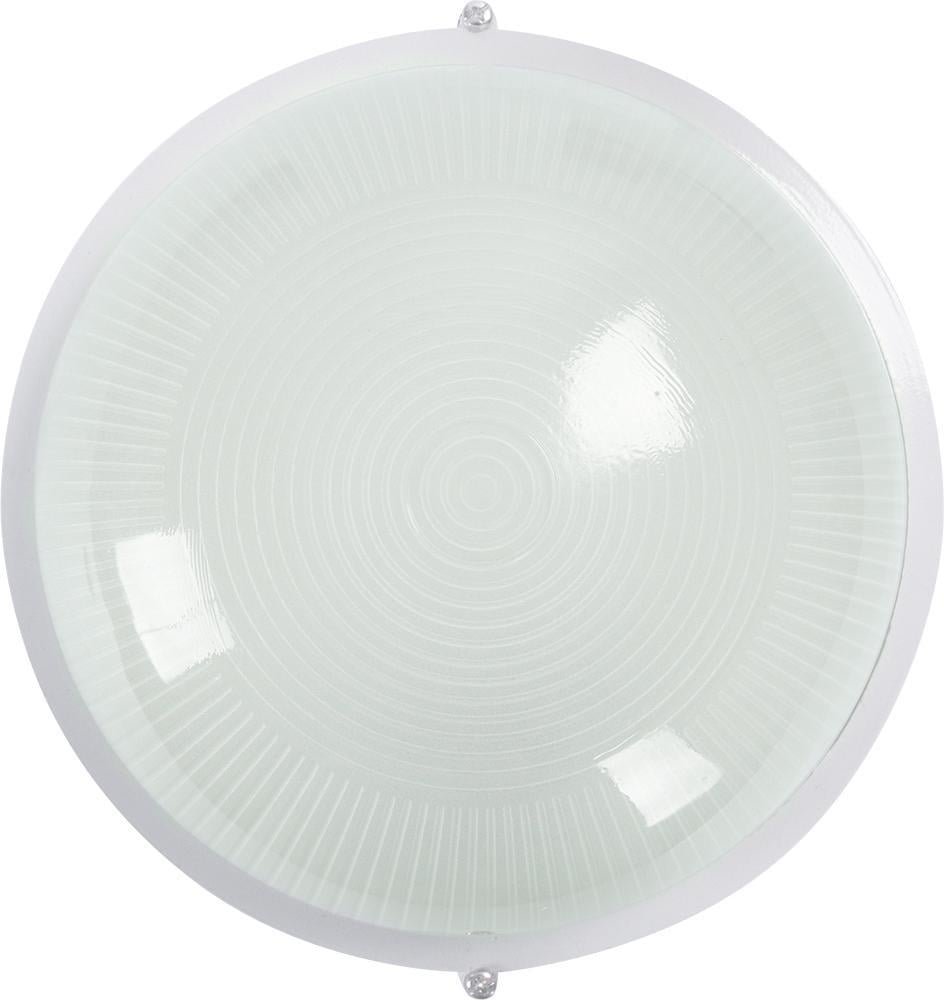 Світильник E.NEXT e.light.1301.1.100.27.white 100W 230V E27 IP54 круглий 254х125 мм Білий (l002019) - фото 2 Світильник E.NEXT e.light.1301.1.100.27.white 100W 230V E27 IP54 круглий 254х125 мм Білий (l002019) - фото 2