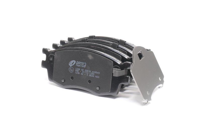 Тормозные колодки дисковые REMSA Hyundai Accent Kia rio 2 передние (1208.02)