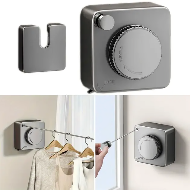 Сушарка для білизни з висувною мотузкою 4,2 м до 20 кг (5971) - фото 2 Сушарка для білизни з висувною мотузкою 4,2 м до 20 кг (5971) - фото 2