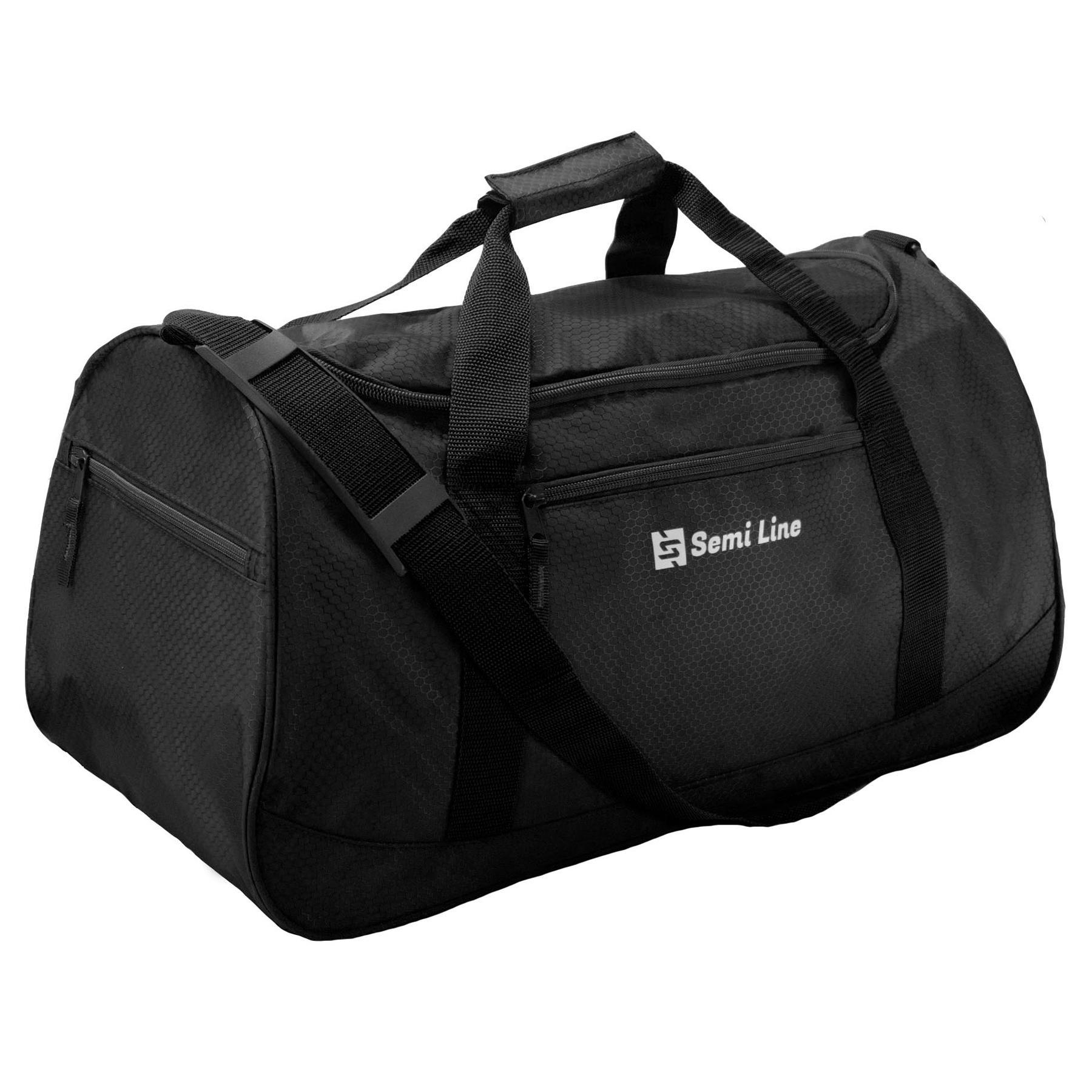 Сумка дорожная SEMI LINE 40 л Черный (A3043-2) - фото 2 Сумка дорожная SEMI LINE 40 л Черный (A3043-2) - фото 2