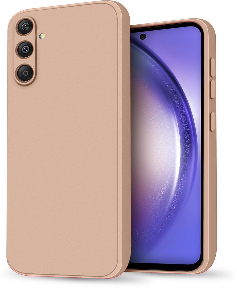 Силиконовый чехол HardCorner Samsung Galaxy A54 A546 (с микрофиброй) Powdery (34818-0C)