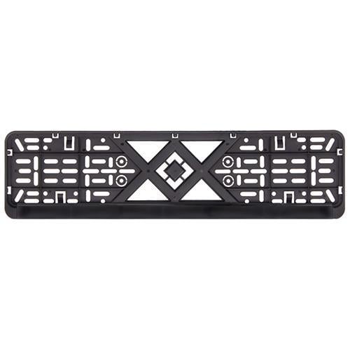 Рамка номера SR VitOl пластик Black (83314)