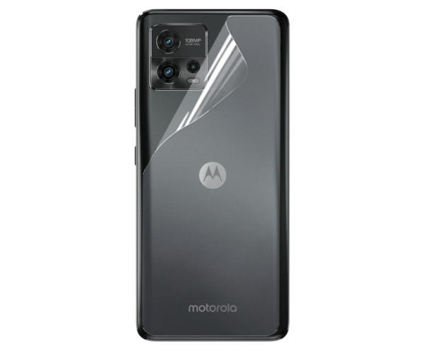 Пленка противоударная гидрогелевая Hydrogel Film для Motorola Moto G72 на заднюю панель Transparent