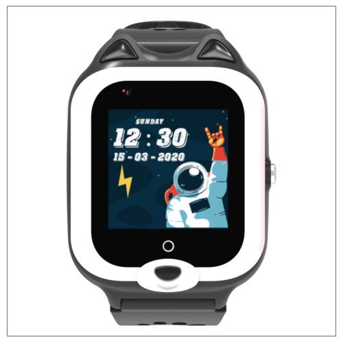 Смарт-годинник дитячий Wonlex KT22 4G з GPS Чорний (SBWKT22B) - фото 1