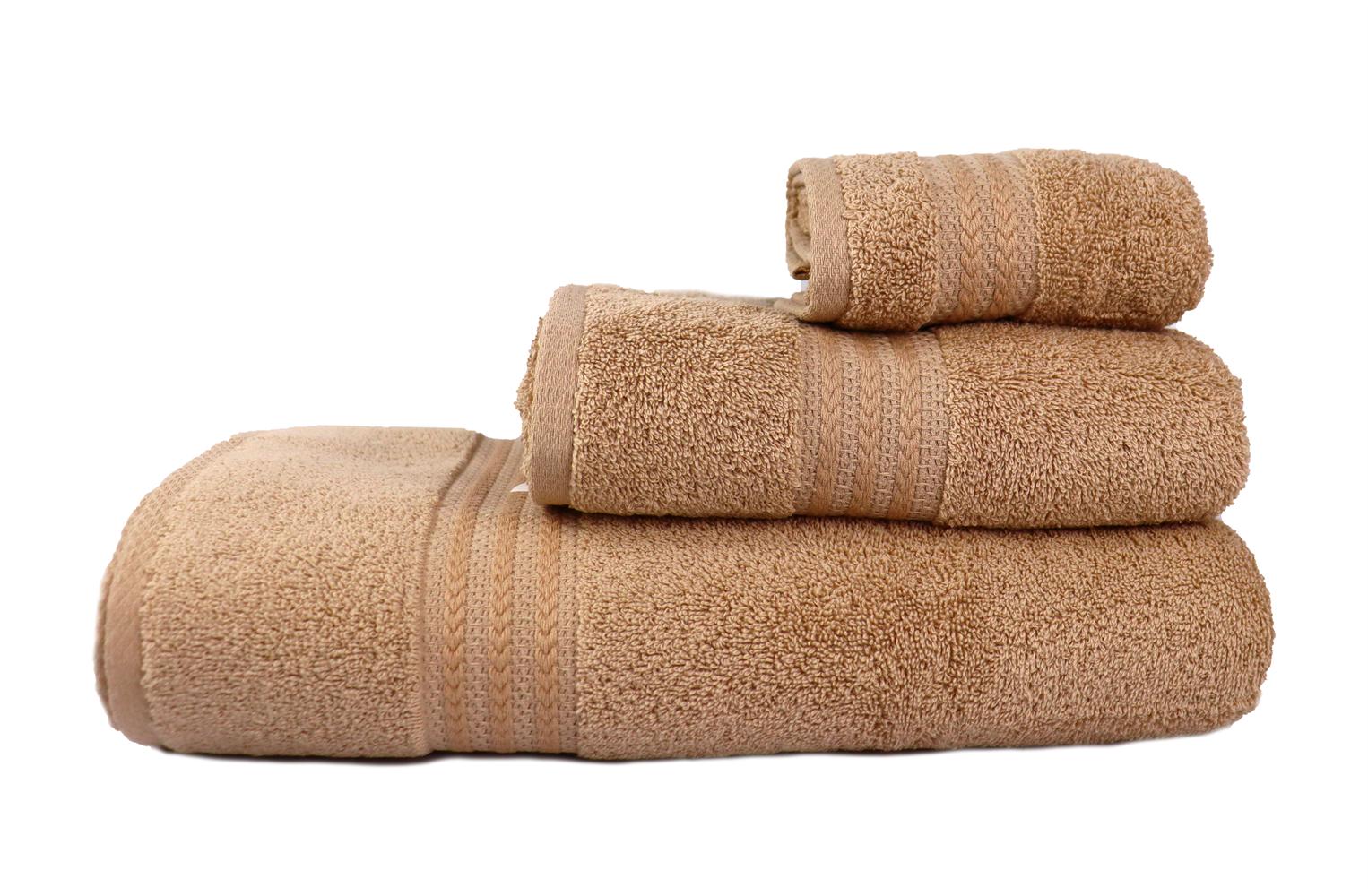 Набір рушників Rainbow Beg 3 шт. 500г/м2 Бежевий - фото 4 Набір рушників Rainbow Beg 3 шт. 500г/м2 Бежевий - фото 4