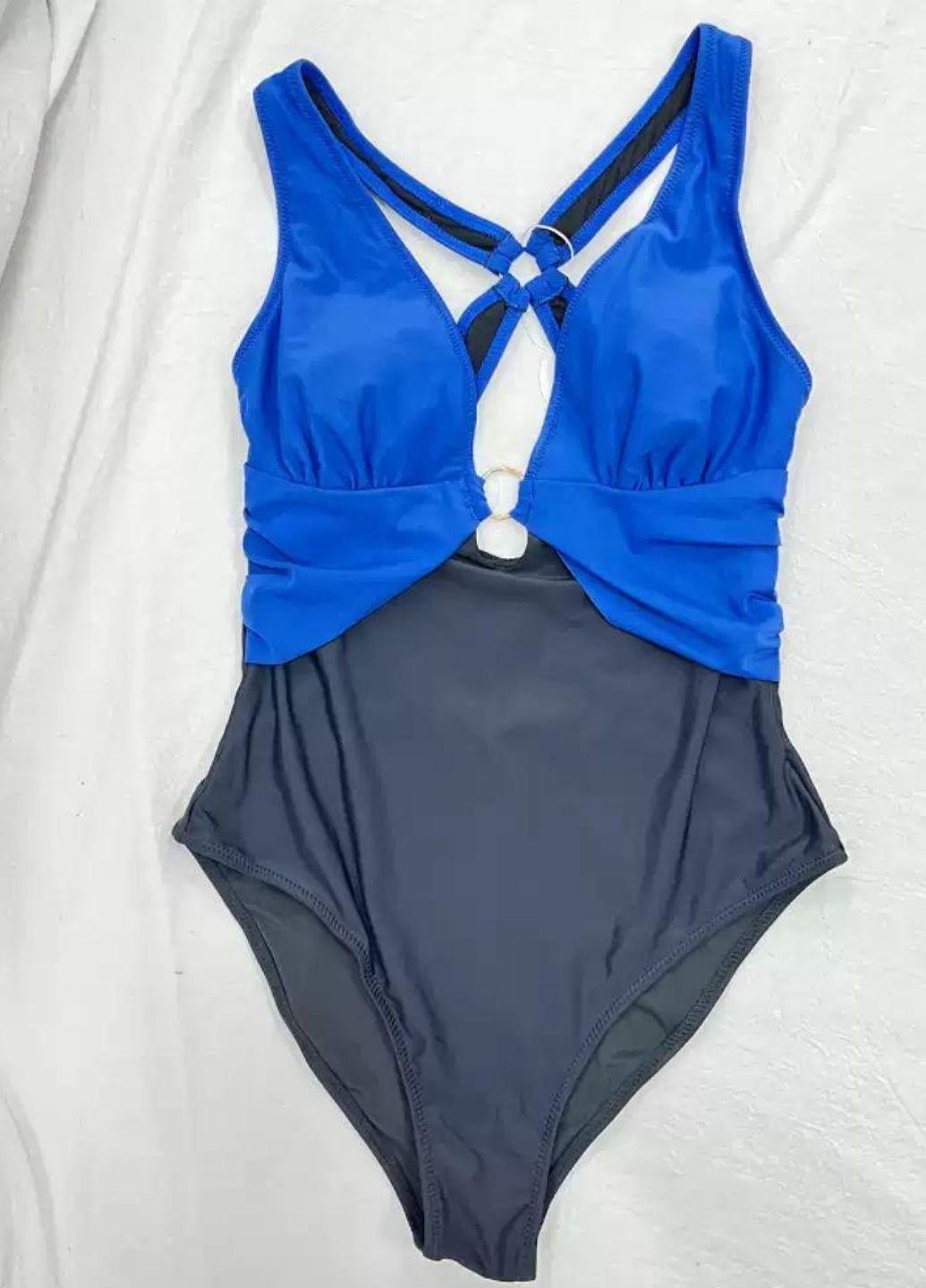 Купальник цельный Davida L Синий (13510) - фото 4 Купальник цельный Davida L Синий (13510) - фото 4