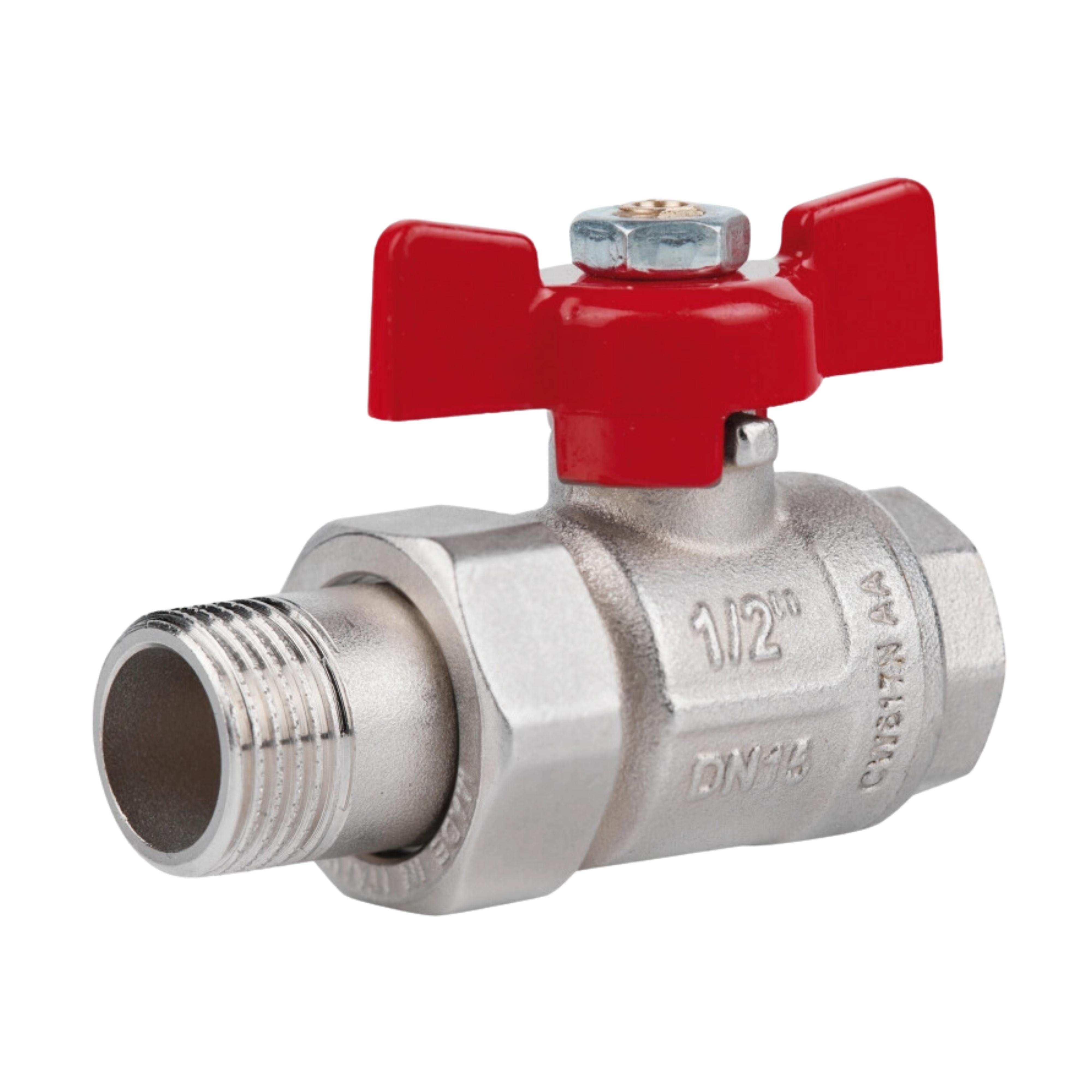 Кран шаровой ICMA Американка 1/2" прямой №347