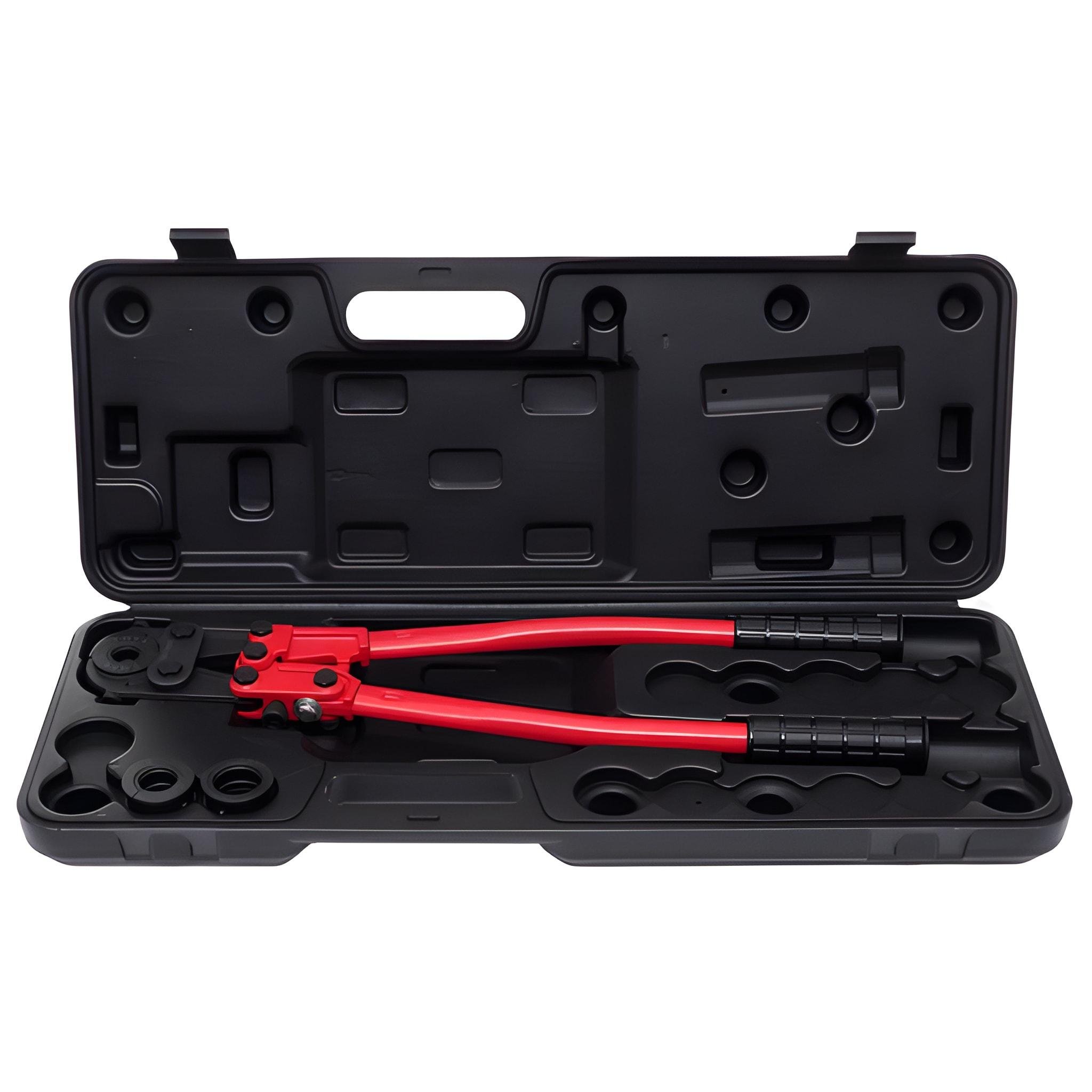 Прес-кліщі для пластикових труб Kraft&Dele KD10636 PEX TH16 TH20 TH26 кейс - фото 8 Прес-кліщі для пластикових труб Kraft&Dele KD10636 PEX TH16 TH20 TH26 кейс - фото 8