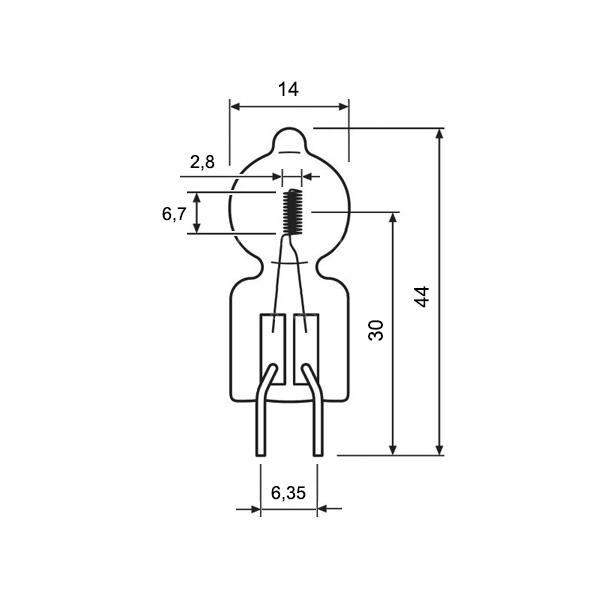 Лампа галогенная Osram 64292 XIR 150 W 22,8 V G6.35 - фото 4