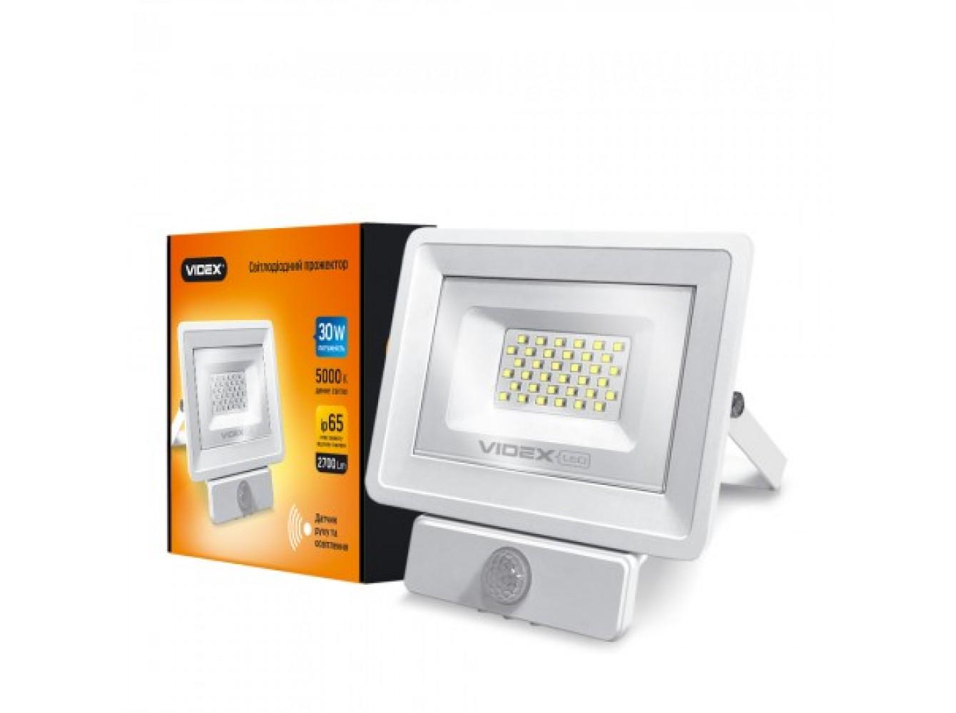 Прожектор светодиодный Videx Fe сенсорный 30W 5000K (27803275)