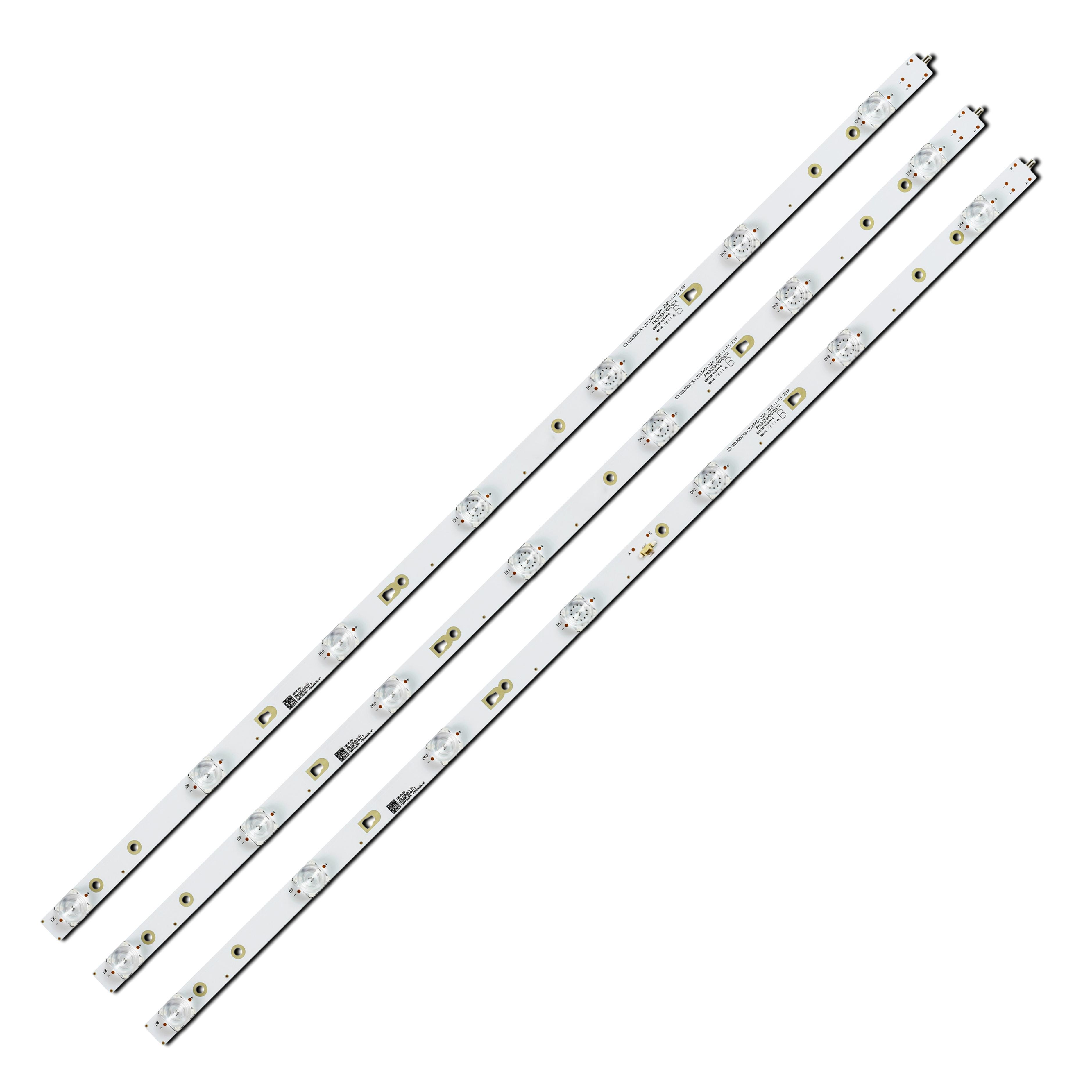 Комплект LED подсветки для TV LED39D07A-ZC23AG-02A LED39D07B-ZC23AG-02A 30339007036A/37A LED39D07A/B-ZC26AG-01 39-40" 3 шт. (ART-14982)