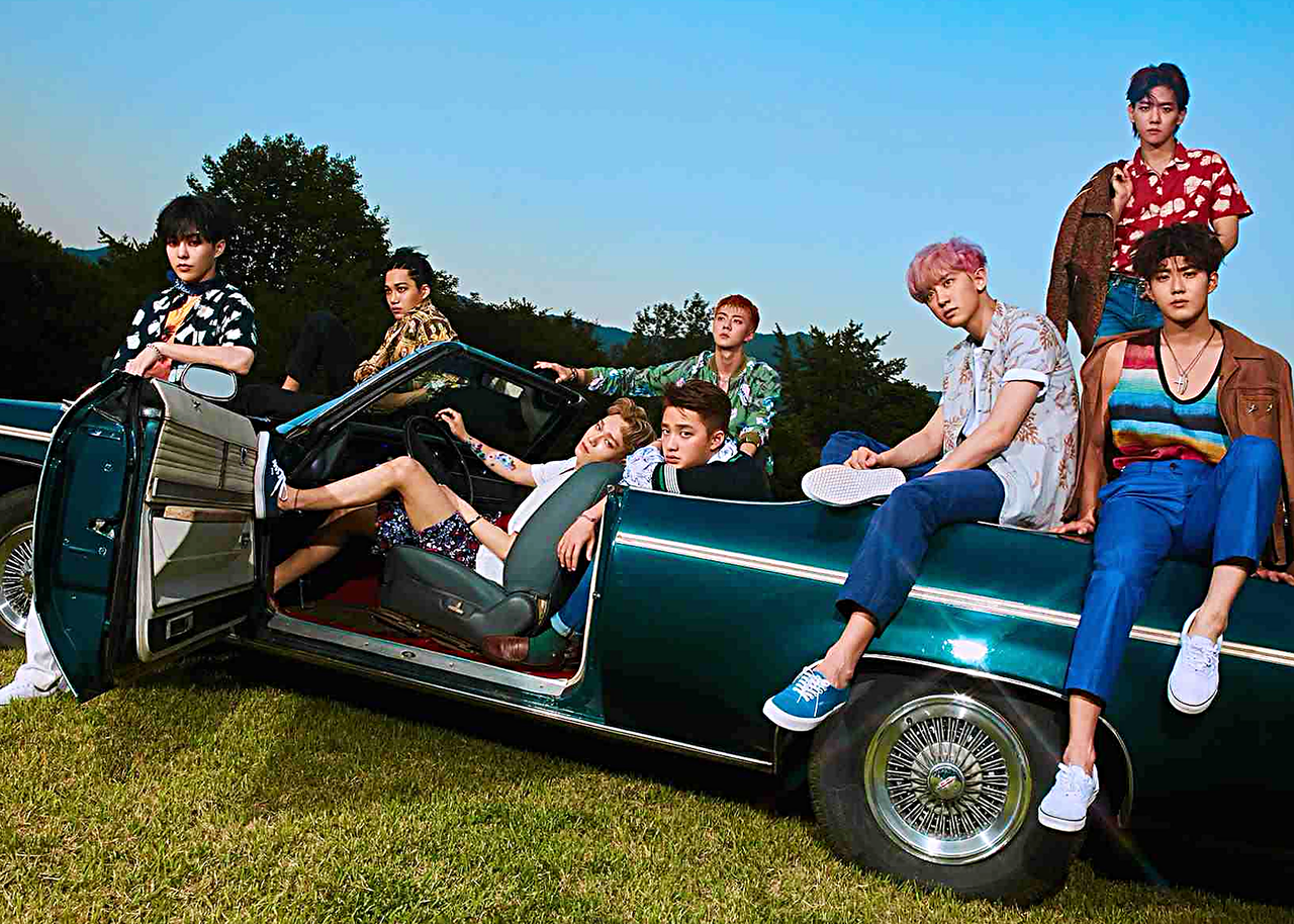 Картина GeekLand ЭКЗО Мusic Exo Band 60х40 см (exo.03.07 KO KO BOP)