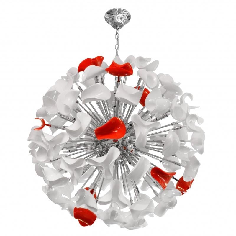 Люстра подвесная галогенная Brille BL-098S/18 G4 флористика