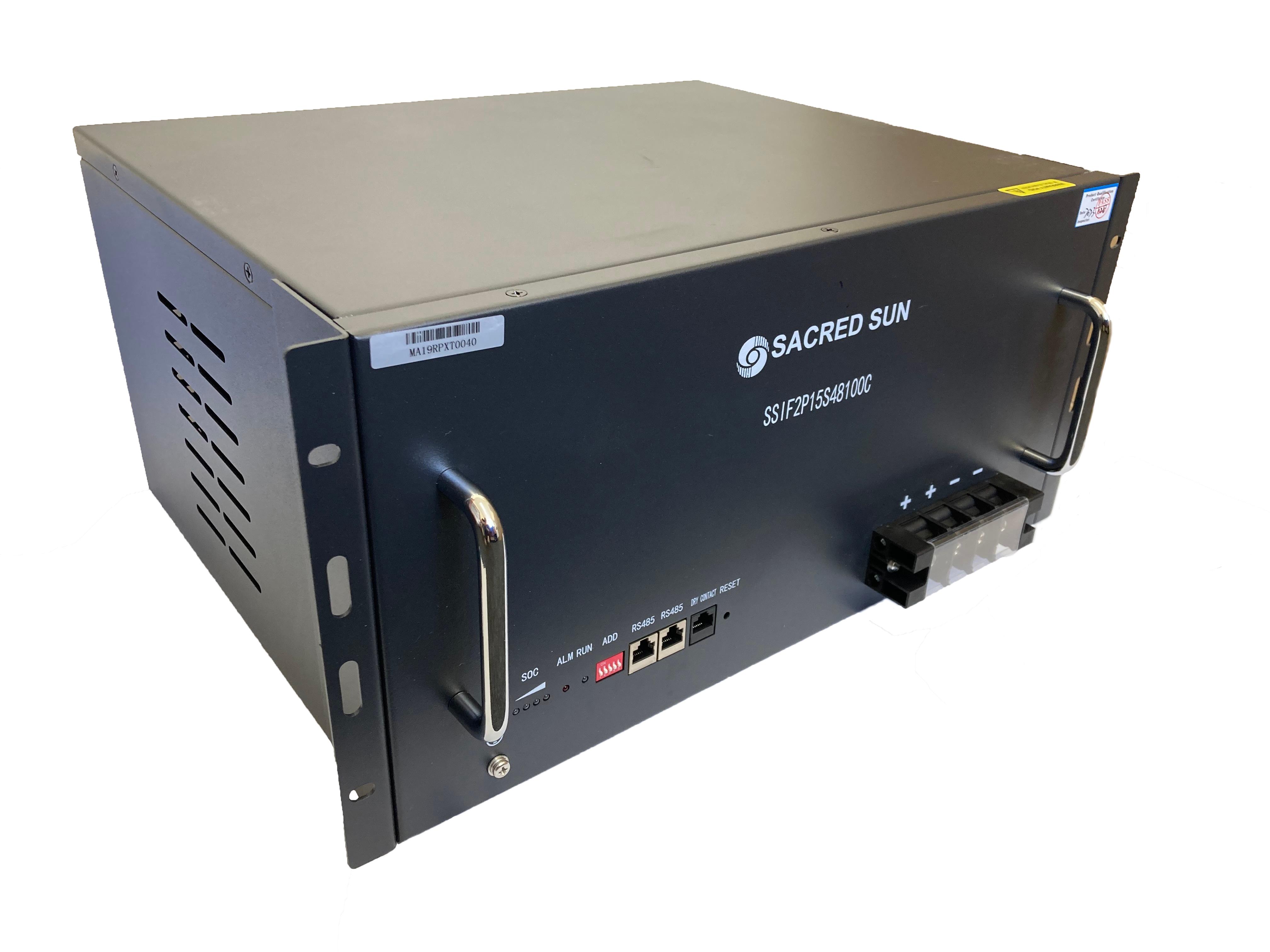 Аккумулятор литиевый SACRED SUN SSIF2P15S48100C LiFePO4 48 V 100 Ah Черный - фото 2 Аккумулятор литиевый SACRED SUN SSIF2P15S48100C LiFePO4 48 V 100 Ah Черный - фото 2