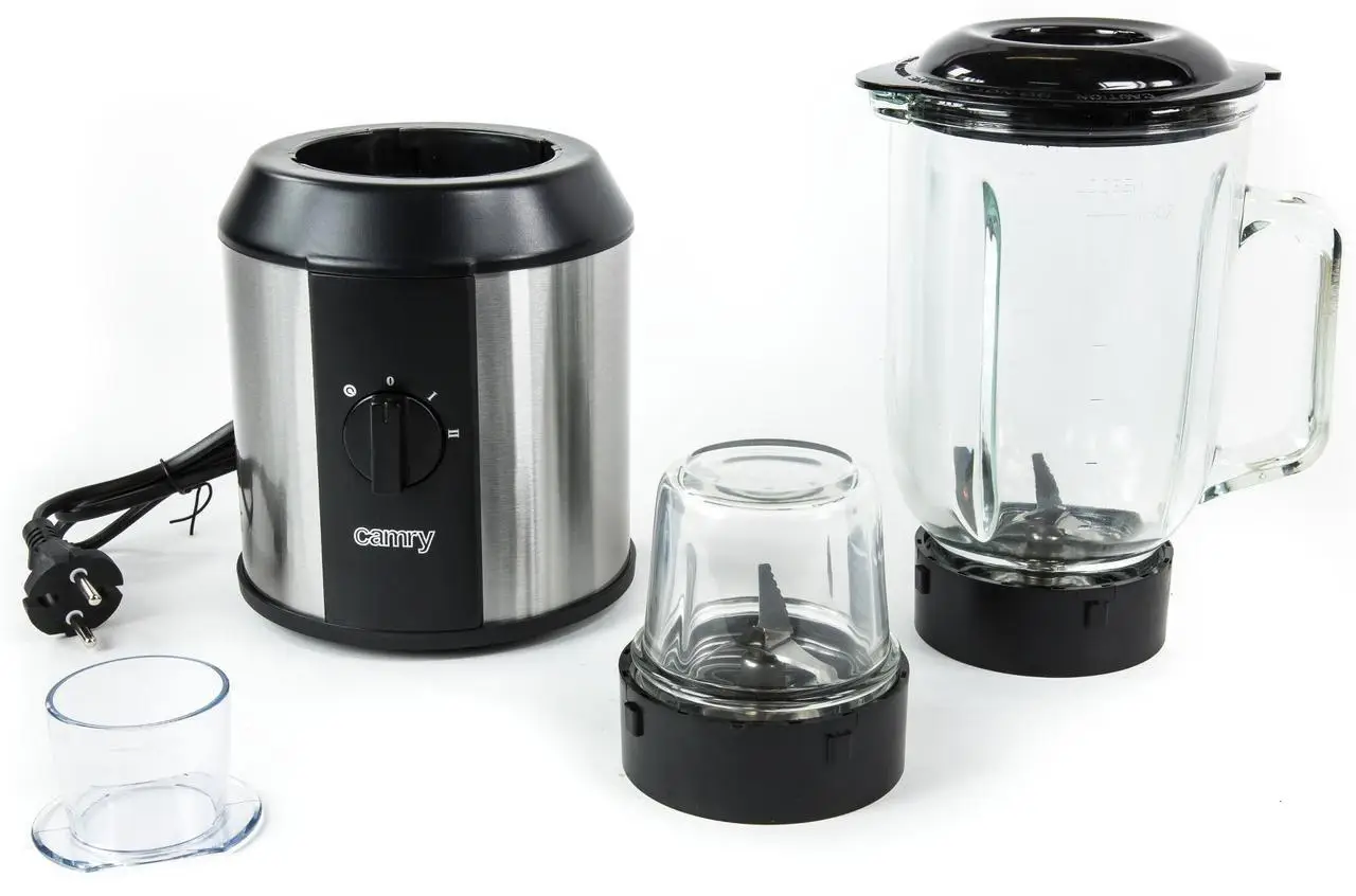 Блендер-кофемолка Camry CR 4058 со стеклянной чашей и крестообразным ножом для кофейных зерен 1500 Вт 1,3 л (29704535) - фото 4
