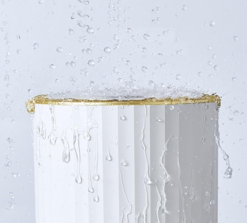 Відро для сміття сенсорне JAH Nordic кругле 9 л Біло-золотий - фото 5 Відро для сміття сенсорне JAH Nordic кругле 9 л Біло-золотий - фото 5