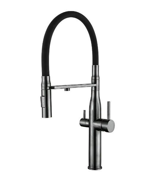 Смеситель для кухни Wezer LUX4-01 с подключением к фильтру Gungrey (58182)