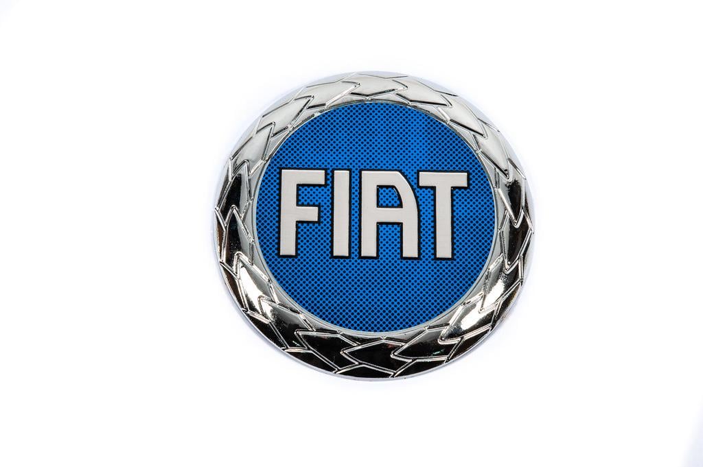 Емблема Davs Auto Old самоклейка для Fiat abs-пластик 85 мм Синій (130184)
