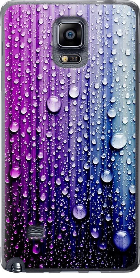 Чехол на Samsung Galaxy Note 4 N910H Капли воды (3351u-64-42517)