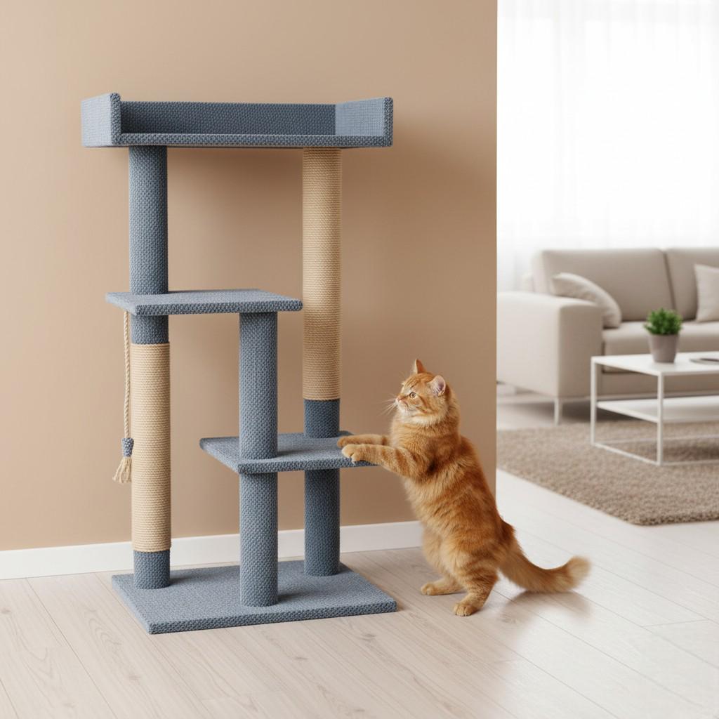 Когтеточка комплекс игровой коту 120 см