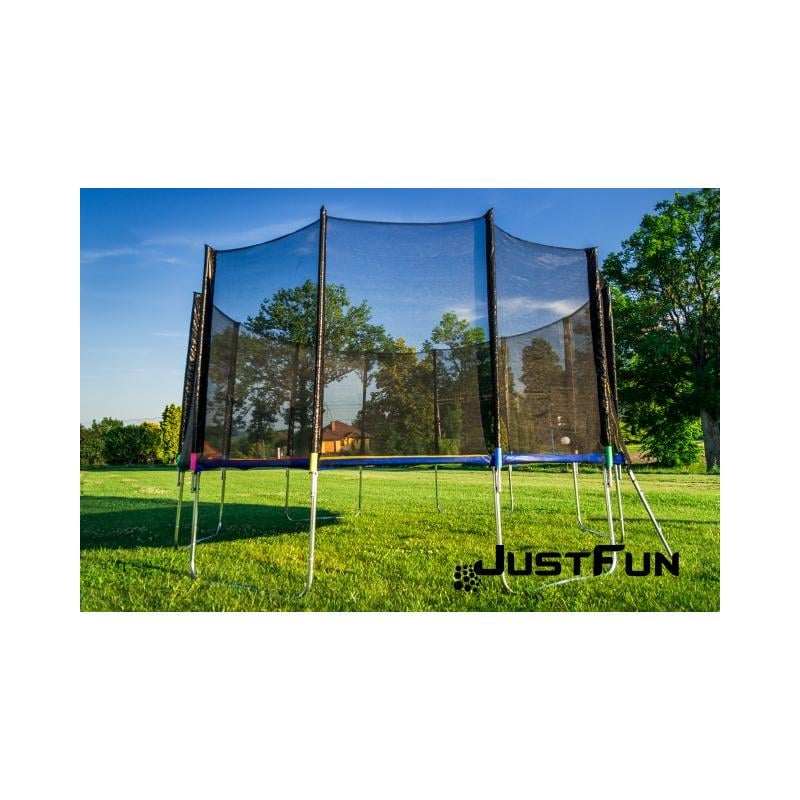 Батут Just Fun с сеткой 404 см + лестница Multicolor - фото 3 Батут Just Fun с сеткой 404 см + лестница Multicolor - фото 3