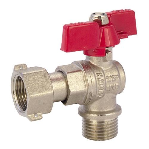 Кран кульовий кутовий з накидною гайкою FADO 25 1" ВЗ (FD-KG13)