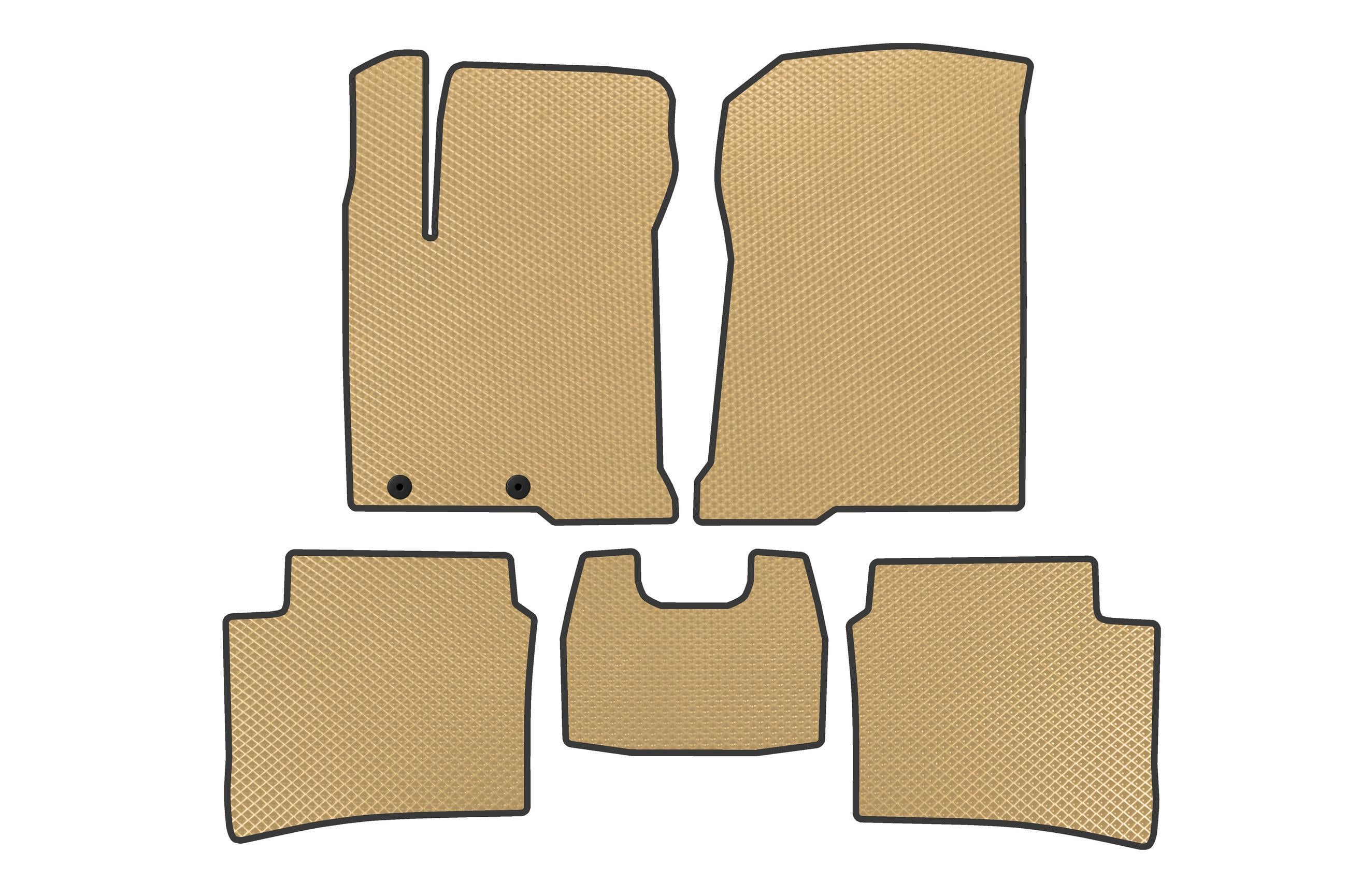 Коврики в автомобиль EVA Digital Designs для Hyundai I-20 2020- гг. этилвинилацетат Бежевый (183660)