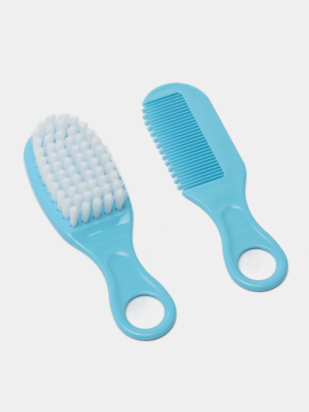 Маникюрный набор для новорожденных 10 предметов расческа/ножницы/кусачки/пилочка/пипетка Голубой (ST-017_blue) - фото 4 Маникюрный набор для новорожденных 10 предметов расческа/ножницы/кусачки/пилочка/пипетка Голубой (ST-017_blue) - фото 4