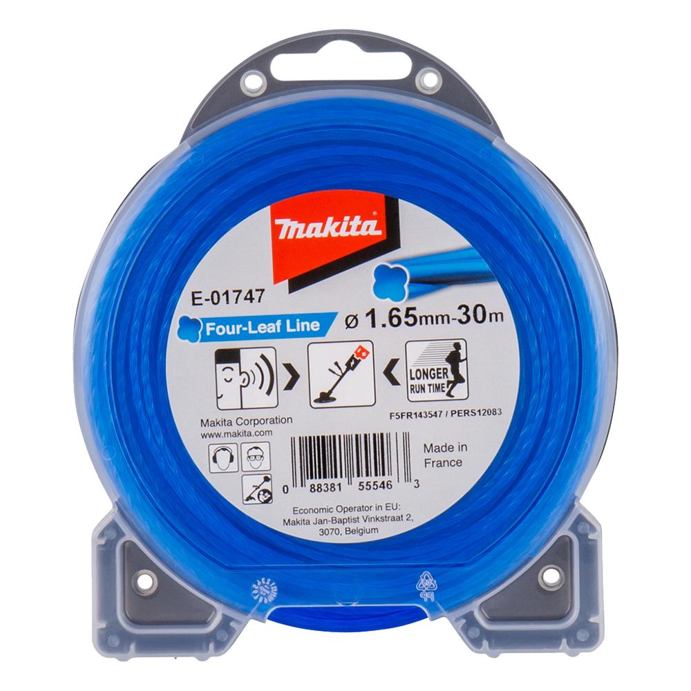 Жилка косильная Makita E-01747 30 м 1,65 мм четырехлистник