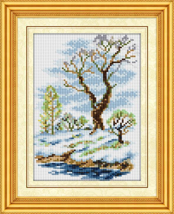 Алмазная мозаика Dream Art Весенний пейзаж 17x26 см (DA.30188)