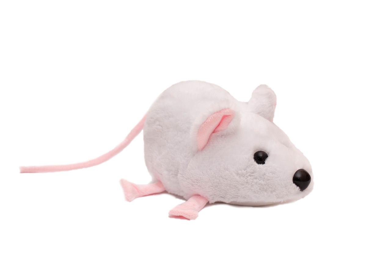 Мягкая игрушка Мышка 22 см Белый (1158849895)