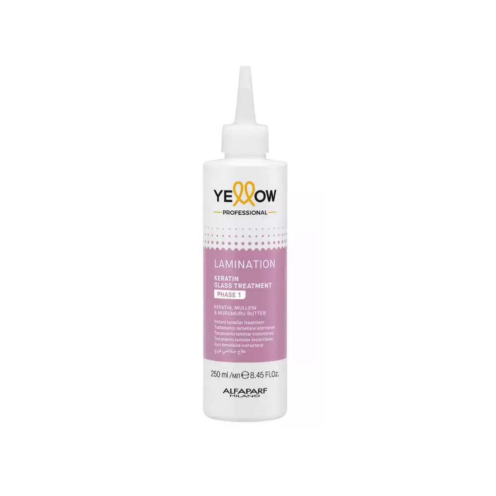 Засіб для ламінування фаза 1 Yellow Lamination Keratin Glass Treatment Phase 1 250 мл (33497463)