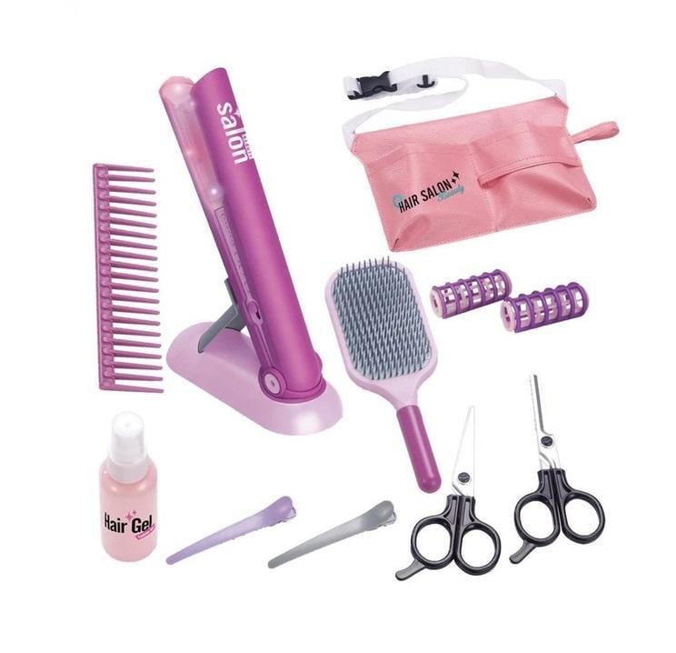 Набор парикмахера игровой стайлер/звук/подсветка Pink/Purple (148375)