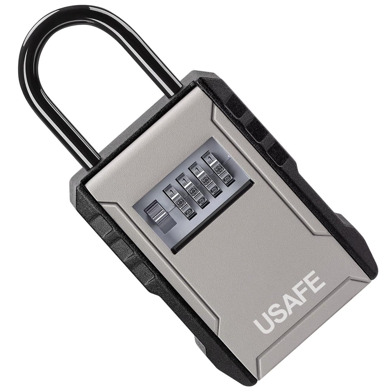 Сейф для ключей подвесной металлический мини с кодовым замком uSafe KS-09h антивандальный бокс с крючком и паролем Серый Сейф для ключей подвесной металлический мини с кодовым замком uSafe KS-09h антивандальный бокс с крючком и паролем Серый