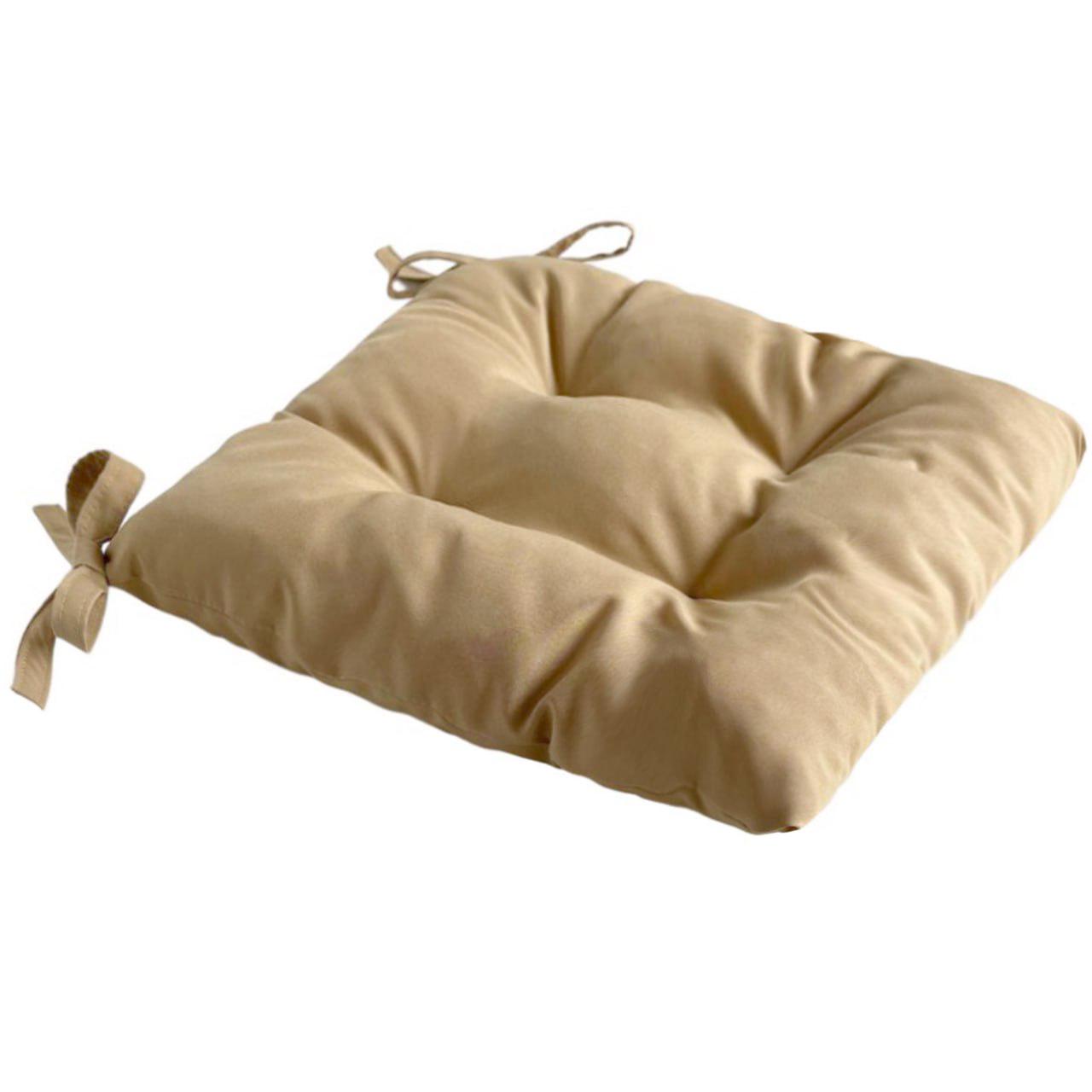 Подушка для стула/кресла/табурета 30х30х8 см Кремовый (1839820103) - фото 2 Подушка для стула/кресла/табурета 30х30х8 см Кремовый (1839820103) - фото 2