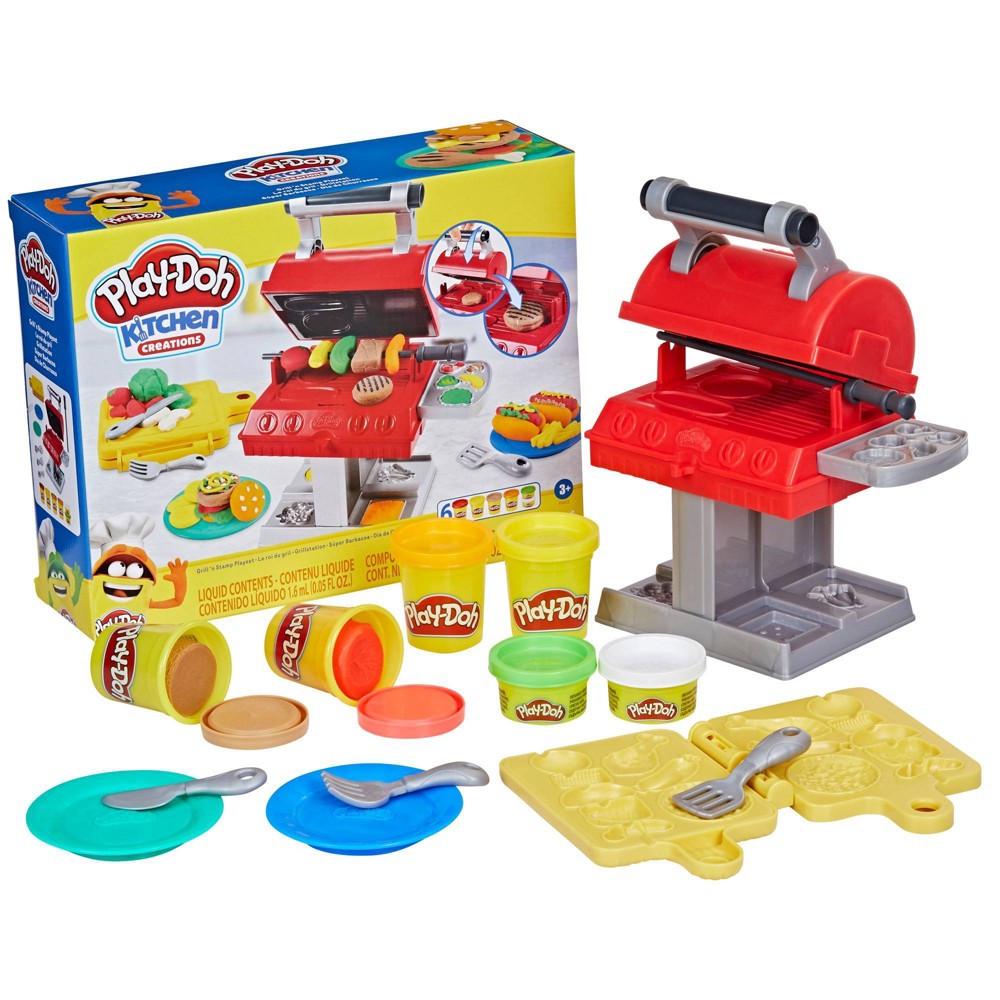 Детский игровой набор Play-Doh Kitchen Creations Grill'n Stamp Playset Гриль (2134797199) - фото 4