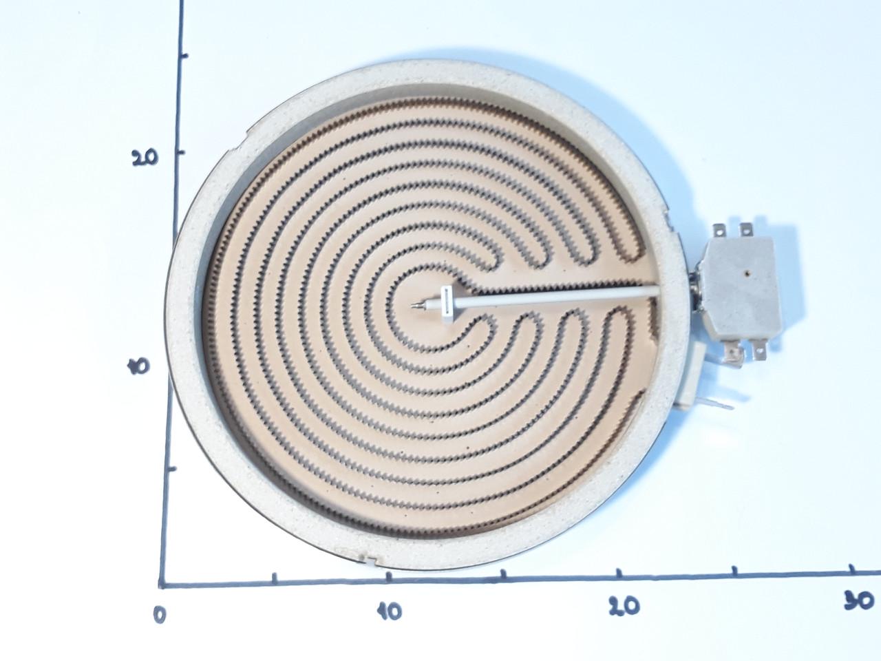 Электроконфорка для стеклокерамических поверхностей Ø230 мм 2300W 4 контактная (0911) - фото 2