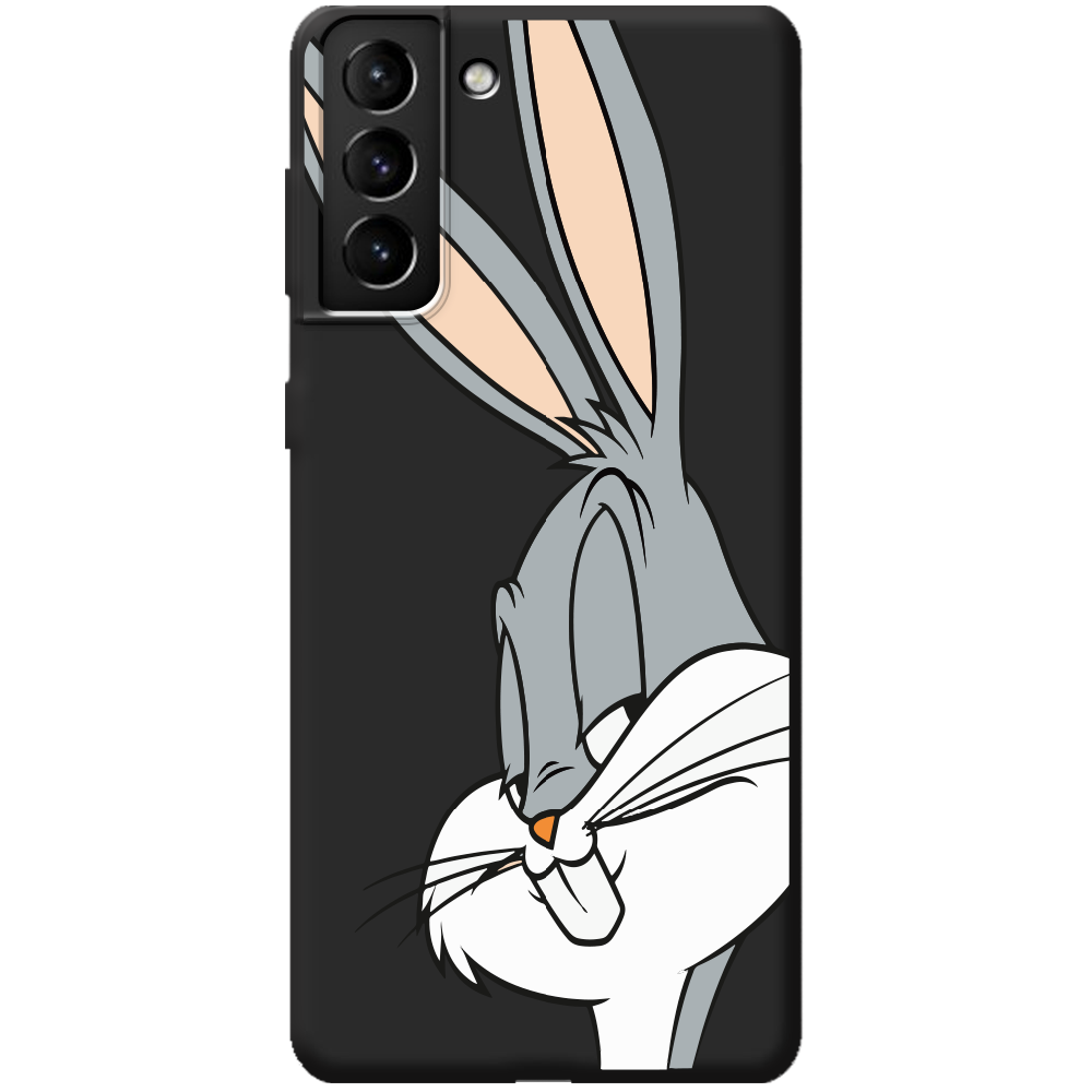 Чехол BoxFace Samsung G996 Galaxy S21 Plus Lucky Rabbit Черный силикон (41718-bk81-44006)