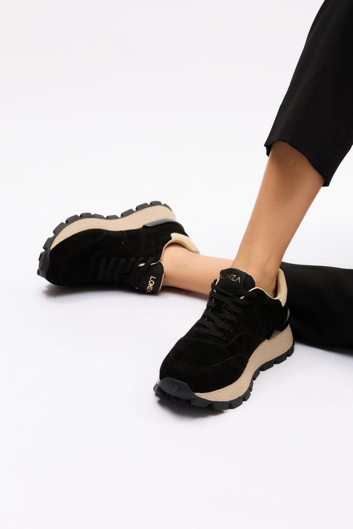 Кросівки LONZA 204957 р. 39 Чорний (22520_39) - фото 4 Кросівки LONZA 204957 р. 39 Чорний (22520_39) - фото 4