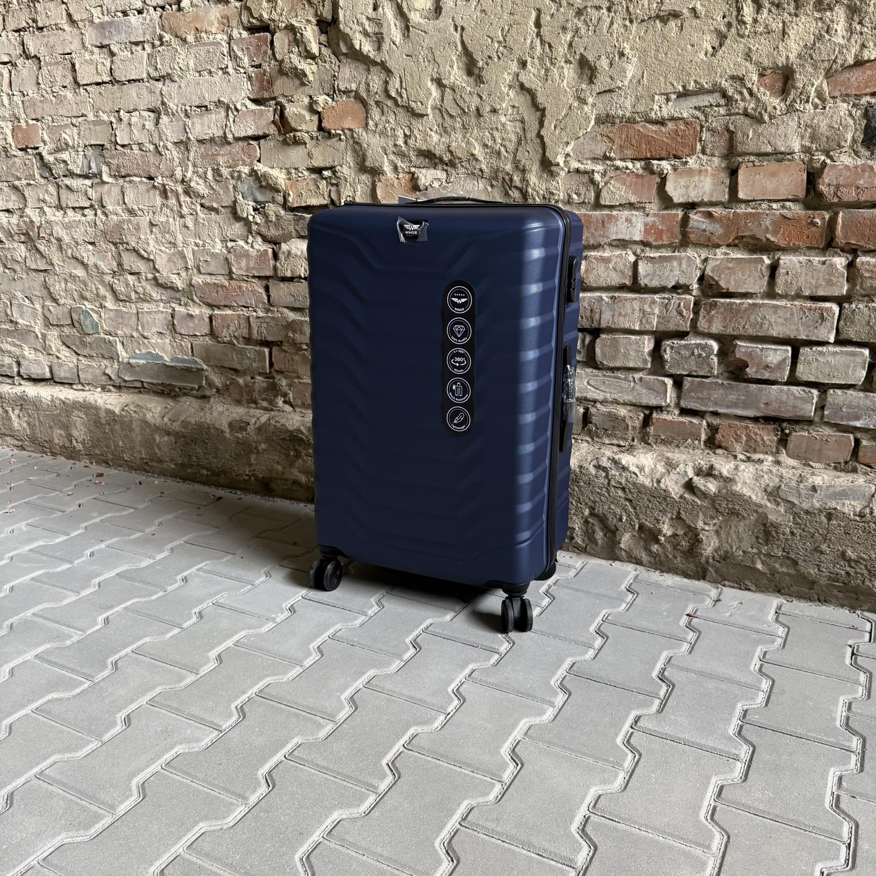Чемодан Wings PEA01 дорожный L Синий (26557304) - фото 4 Чемодан Wings PEA01 дорожный L Синий (26557304) - фото 4