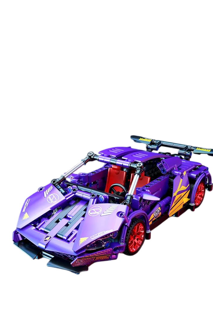 Конструктор дитячий Машинка Lamborghini складана 469 деталей Фіолетовий (23522177)