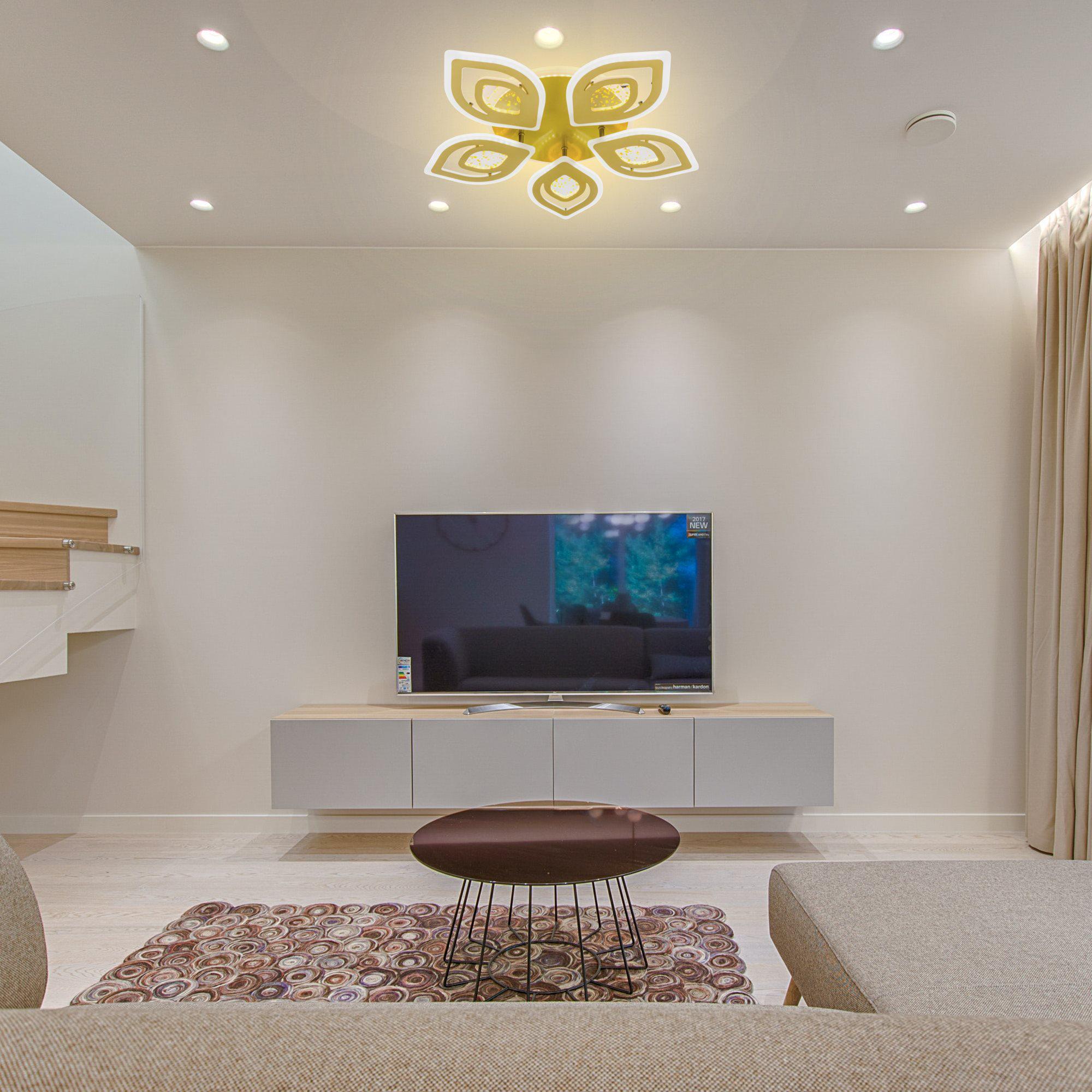 Люстра світлодіодна з пультом Valeso V K29132-5+1 GD (000036447) - фото 11 Люстра світлодіодна з пультом Valeso V K29132-5+1 GD (000036447) - фото 11