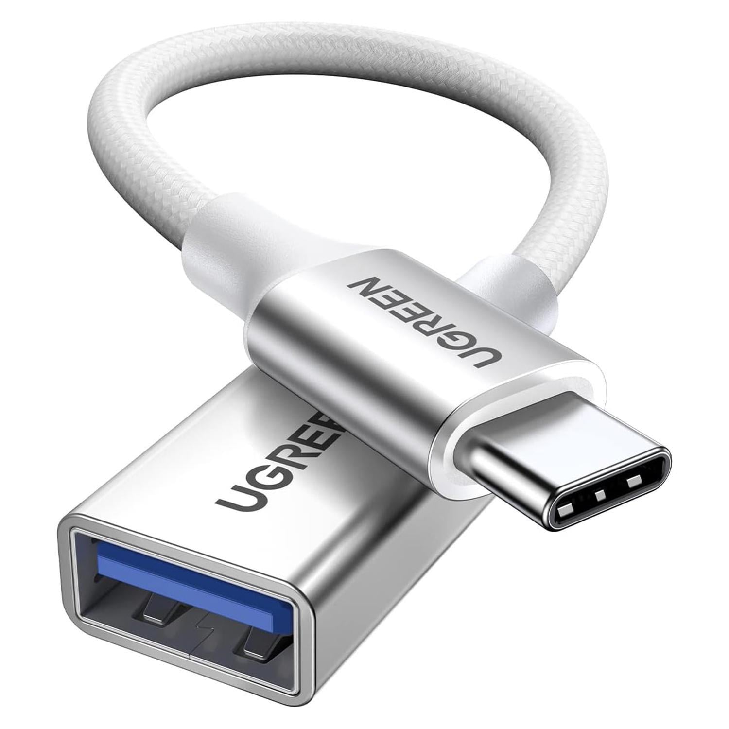Кабель-переходник OTG UGREEN US378 USB-C/USB 3.0 Белый (15819)