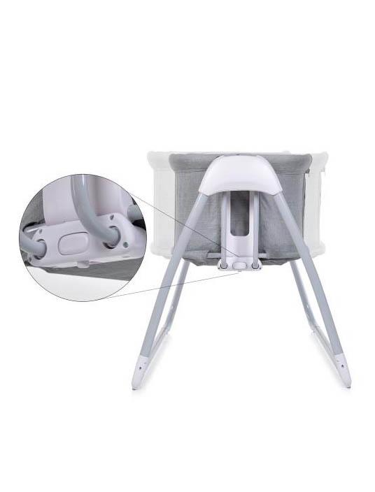 Детская кроватка-люлька Mastela 3в1 приставная Серый (8901) - фото 6 Детская кроватка-люлька Mastela 3в1 приставная Серый (8901) - фото 6