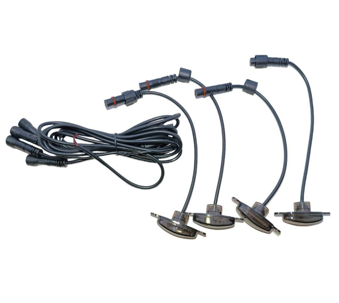 Габаритні вогні решітки радіатора 24В Білий (4628) - фото 4