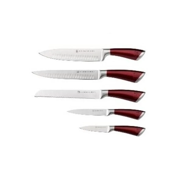 Набір ножів Edenberg 6 пр. Red (EB-11002) - фото 2 Набір ножів Edenberg 6 пр. Red (EB-11002) - фото 2