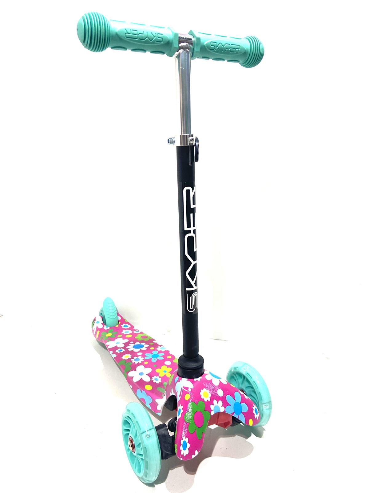 Самокат трехколесный Skyper MINI PU 120 мм Бирюзовый (112-40103) Самокат трехколесный Skyper MINI PU 120 мм Бирюзовый (112-40103)