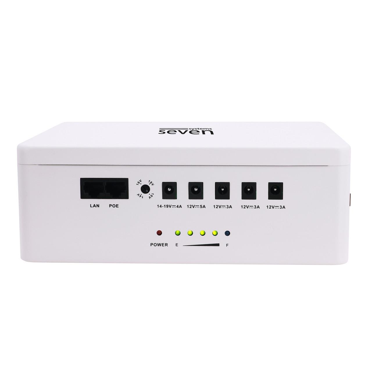 ДБЖ SEVEN Systems UPS-7960 60W LiFePO4 з регулюванням вихідної напруги White