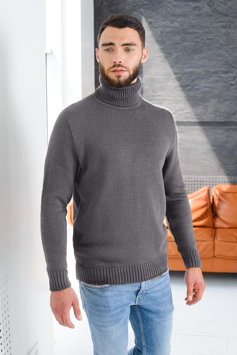 Гольф теплий SVTR з косим плечовим швом р. 52 Сірий (268) - фото 11 Гольф теплий SVTR з косим плечовим швом р. 52 Сірий (268) - фото 11