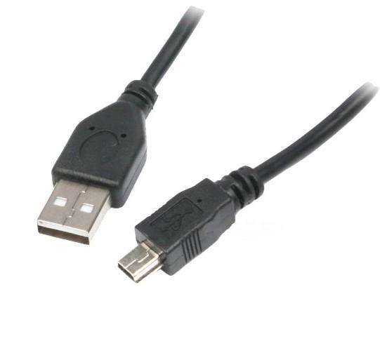 Кабель USB 2.0 to miniUSB AM 1,8 м Черный (11879194)